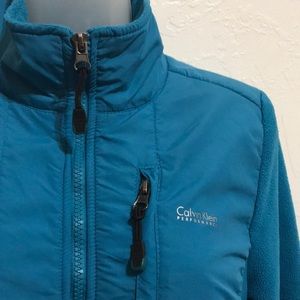 Calvin Klein Performance  Dry Quick Teal Jacket